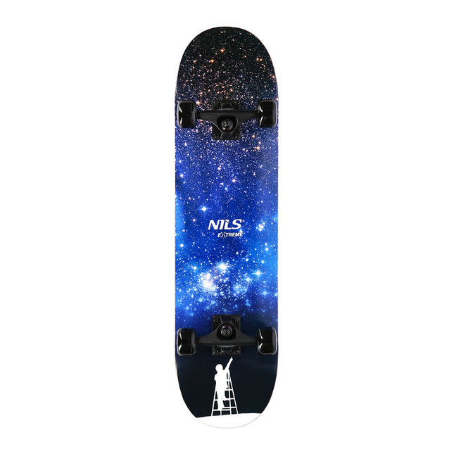 Skateboard Space Star, punte de 31 inchi, lovitură dublă