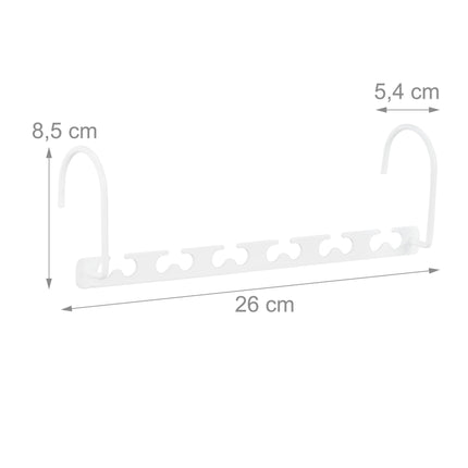 Umerașe metalice care economisesc spațiu - set de 6