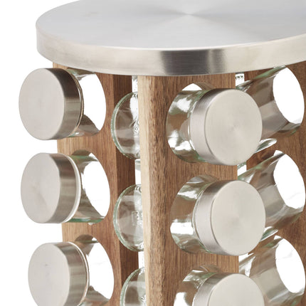 Spice carousel with 20 jars