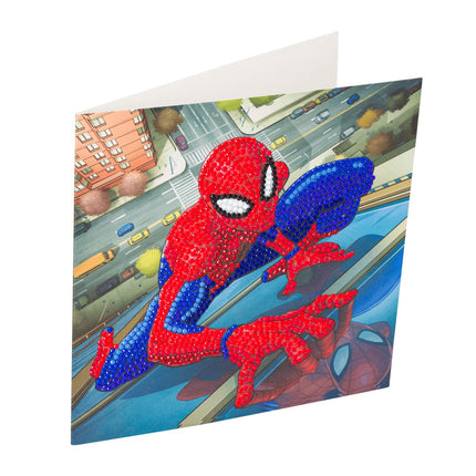 Card Crystal Art Spider-Man, 18 x 18 cm