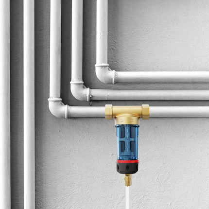 Spin Down Filter, 40 Micron Whole House, 4 T/H Flow