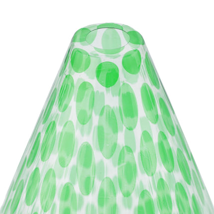 Spotted Green Plant Cone in a Set of 24