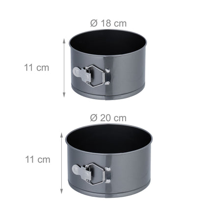 Set de forme de copt cu arc, 5 piese, antiaderente, rezistente la căldură