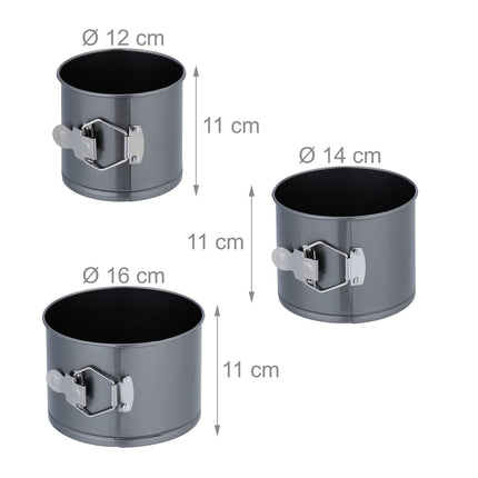 Set de forme de copt cu arc, 5 piese, antiaderente, rezistente la căldură