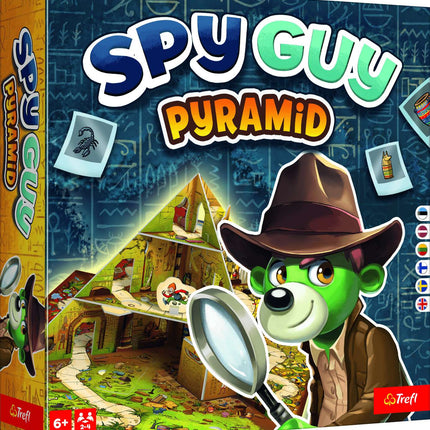 Joc de masă Spy Guy Pyramid pentru 2-4 jucători, cu vârsta peste 8 ani