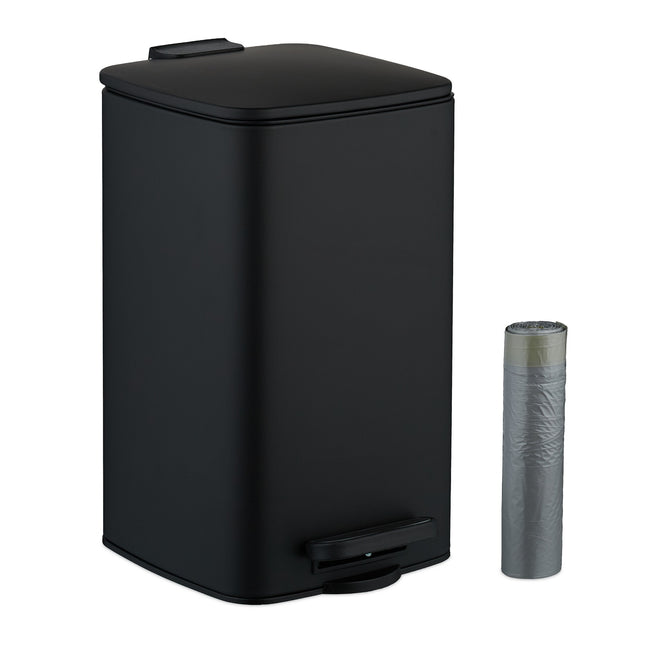Square Pedal Bin 8L with Soft-Close Lid