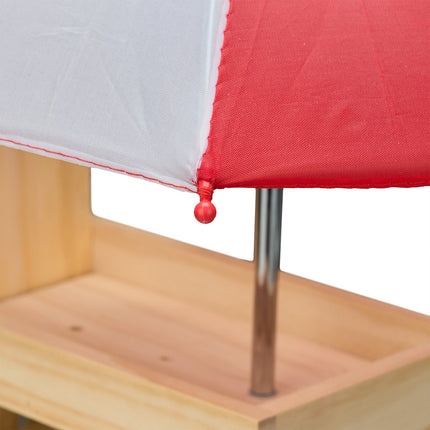 Hranitoare pentru Masa de Picnic Veverita cu 2 Umbrele