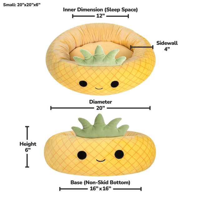Pat pentru animale Squishmallows Maui The Pineapple, 50 cm