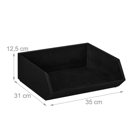 Organizator de birou stivuibil din bambus