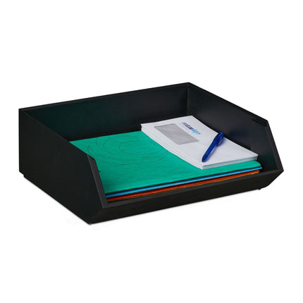 Organizator de birou stivuibil din bambus