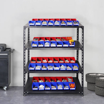Stackable Hanging Storage Bins, 24-Pack, 5 x 4 x 3 In