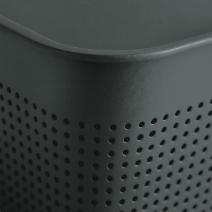 Cutii de depozitare cu capac, stivuibile, ventilate, set de 6