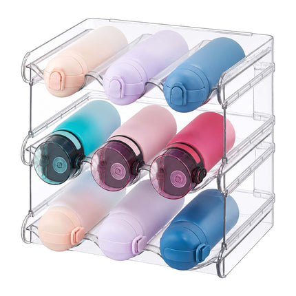 Suport modular suprapunibil pentru sticle – 12 sticle, transparent