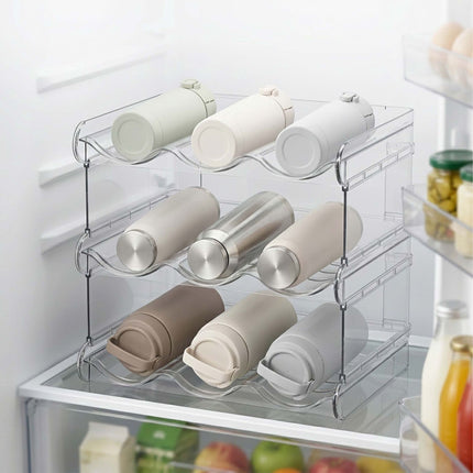 Suport modular suprapunibil pentru sticle – 12 sticle, transparent