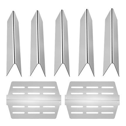 Stainless Grill Flavorizer Bars and Heat Plates, 7 Pack, 44 cm