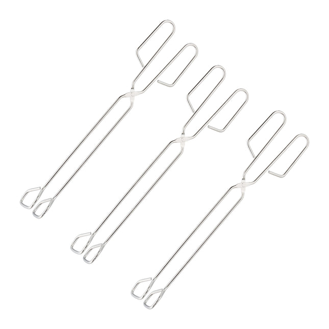 Set de 3 clești de gătit din oțel inoxidabil pentru grătar și grătar
