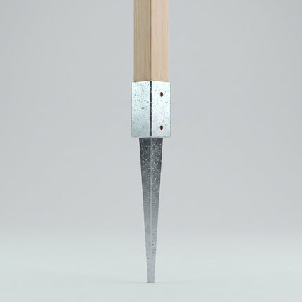 Ancore de stâlp din oțel inoxidabil, pachet de 4, 750 mm