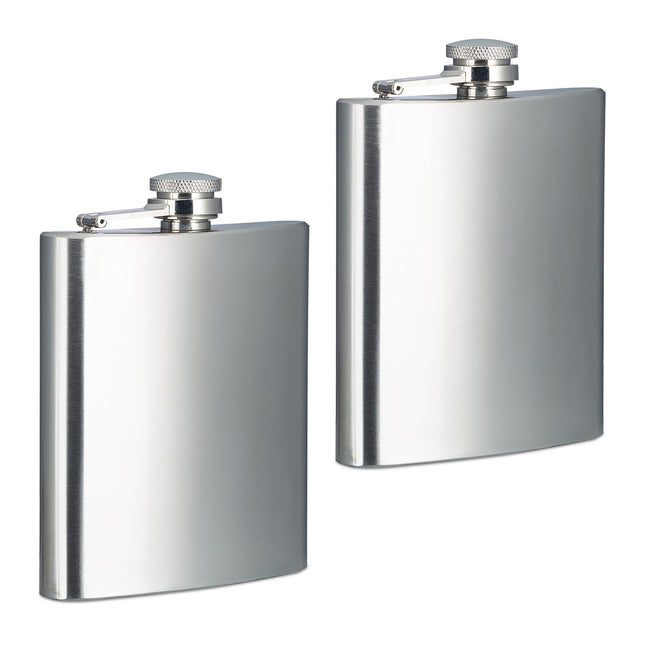 Baloane din oțel inoxidabil, set de 2, 200 ml