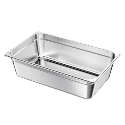 Stainless Steel Hotel Pan, Full Size 145mm Deep, 20.5L