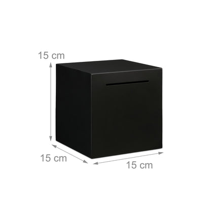 Cutie de bani din oțel inoxidabil - Design sigur, fără deschidere
