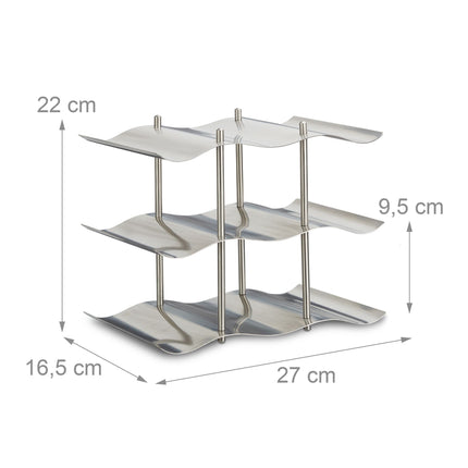 Stainless steel wine rack