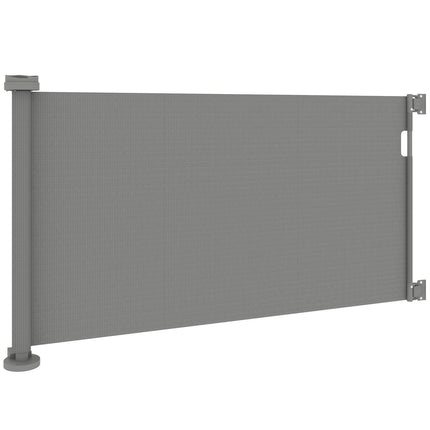 Poarta scara extensibila 0-136 cm inaltime 87 cm poarta usa pentru animale de companie 142 x 10 x 87 cm gri
