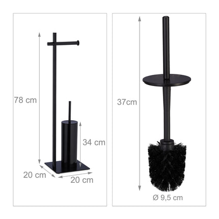 Set WC stand negru