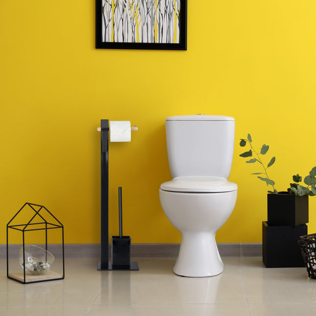 Set WC stand într-un amestec de materiale