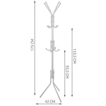 Standing hanger 170cm - white Ruhhy 23814