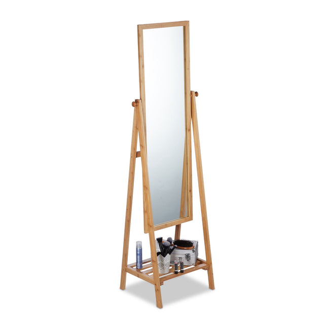 Standing mirror bamboo