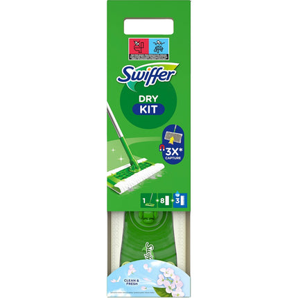 Starter kit 1 Cleaning mop +8 dry +3 damp