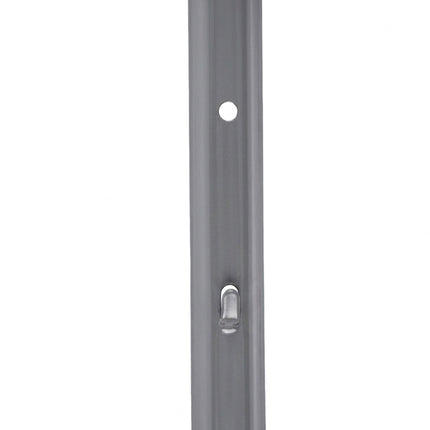 Stâlpi de gard din oțel cu ancore de sol, 90 cm, set de 10