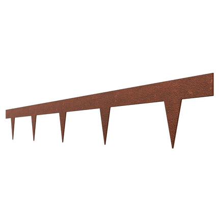 Steel Landscape Edging, 10-Pack 40 x 4.5 in Bendable