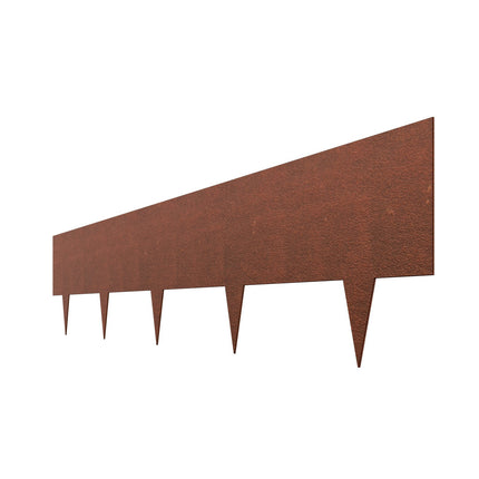 Steel Landscape Edging, 6-Pack 40 x 8 in, Bendable