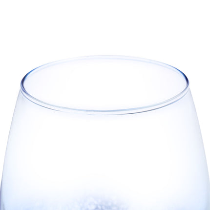 Set de 2 pahare de vin fara tulpina albastre