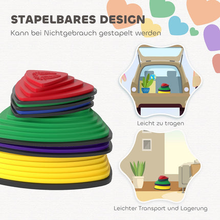 Set de pietre de treptat, antiderapante, pentru interior/exterior, stivuibile