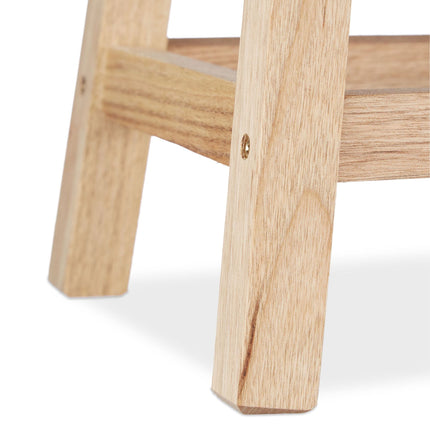 Step stool walnut