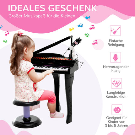 Scaun, Instrument Muzical Pentru Copii, Negru