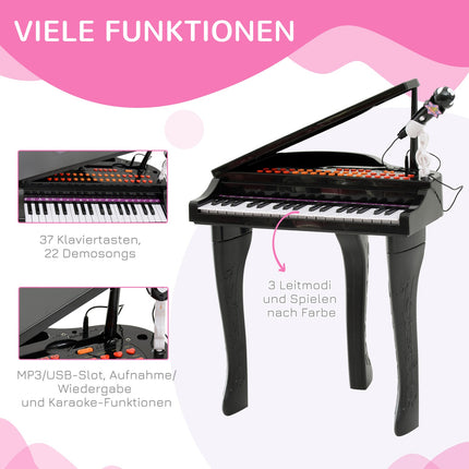 Scaun, Instrument Muzical Pentru Copii, Negru