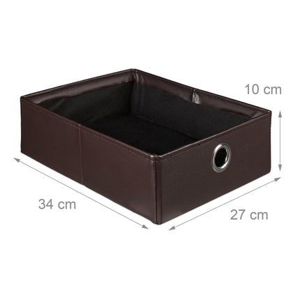 Scaun din imitatie de piele cu 2 compartimente