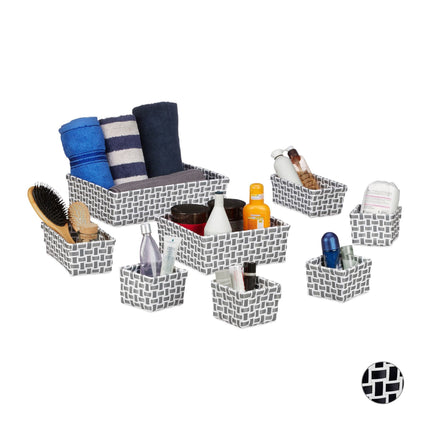Set de 8 cosuri de depozitare