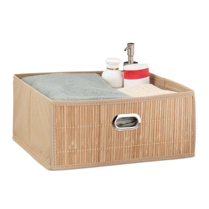 Coș de depozitare Bamboo Flat