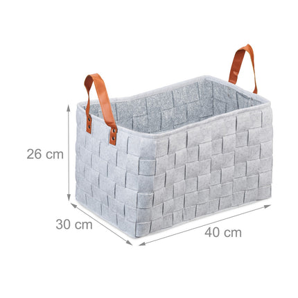 Coș de depozitare Pâslă