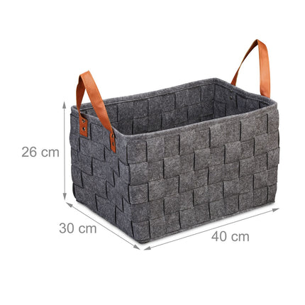 Coș de depozitare Pâslă
