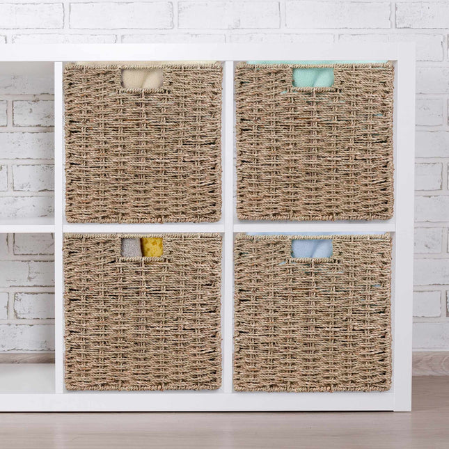 Set of 4 Seagrass Storage Baskets