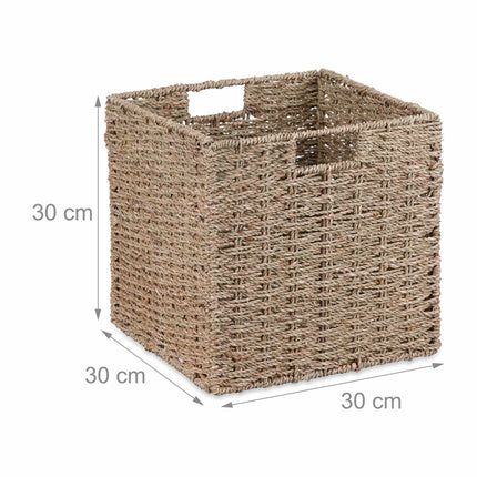 Set of 4 Seagrass Storage Baskets