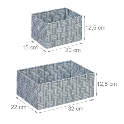 Set de 3 cosuri de depozitare