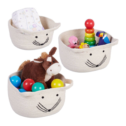 Set de 3 cosuri de depozitare