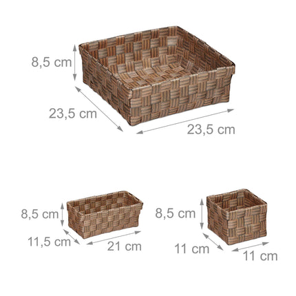 Set de 4 cosuri de depozitare