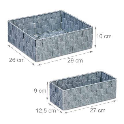 Set de 4 cosuri de depozitare